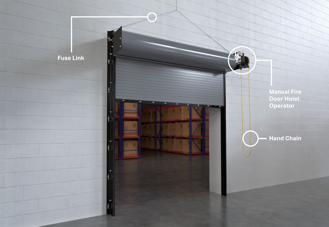 Non-Motorized Fire Door System